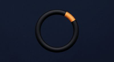 A closed circular arrow with no beginning and no exit, one segment marked in amber where the cycle begins.
