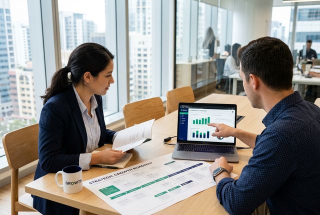 Reviewing analytics and a growth roadmap